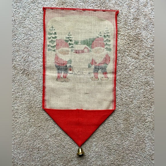 Gnomes Burlap Card Mail Holder - Picture 2 of 10